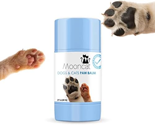 Mooncat Dogs & Cats Paw Balm Stick with Natural Jojoba Oil, Vitamin E, & Aloe Vera | Easy-to-Use Snout Soother for Dogs | Cats & Dogs Moisturizer For Dry Skin- 2fl oz (60mL)