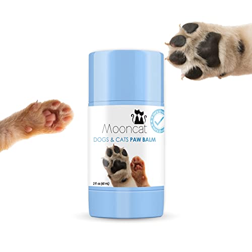 Mooncat Dogs & Cats Paw Balm Stick With Natural Jojoba Oil, Vitamin E, & Aloe Vera | Easy-To-Use Snout Soother For Dogs | Cats & Dogs Moisturizer For Dry Skin- 2Fl Oz (60Ml) #TOP2