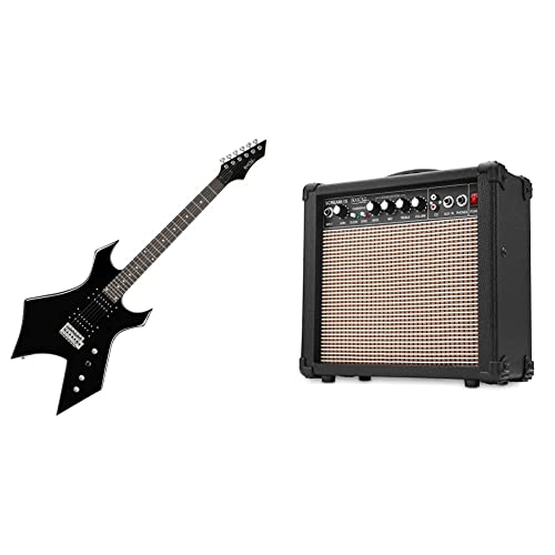 Guitare électrique Rocktile MG-3008 Warhead et son ampli Scream-15 pour débuter la musique