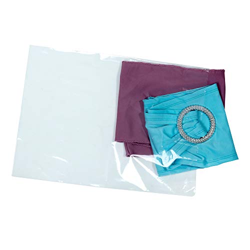100 Clear Plastic Bags with Handles 16\"x18\" Merchandise Bags 1.75Mil Thick Glossy Retail Bags Shopping Bags for Small Business Boutique Bag Clear Gift Bags for Shopping, Clothing and Trade Show - Thumbnail 7