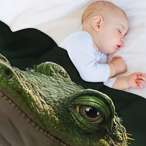 Couverture de canapé chaude motif crocodile pour soirée cinéma - 5