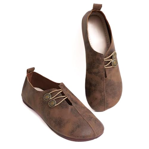 Sandals for Women 2025 Retro Loafers Dressy Comfortable Closed Toe Ballet Flats Summer Casual Breathable Boat Shoes Footwear