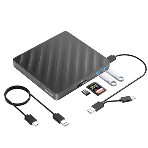 Amazon.co.jp: 外付けブルーレイドライブ 5イン1 光学式USB DVD