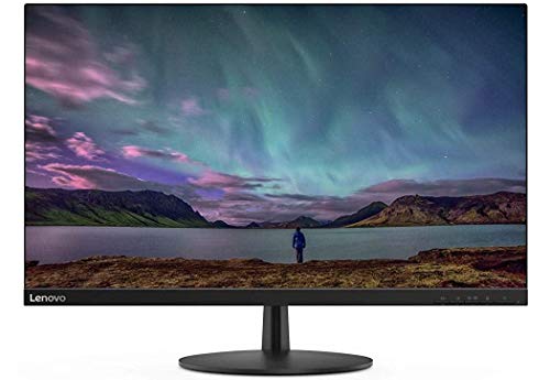 Lenovo 68.5 cm (27-inch) FHD IPS Panel Near Edgeless Monitor with 16:9 Aspect Ratio, 75Hz, Anti Glare, 4ms, VGA, HDMI, AMD FreeSync, TUV Certified Eye Comfort - L27i-28 (Raven Black)