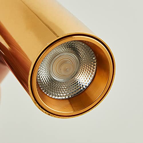 Lámpara colgante nórdica minimalista en acabado texturizado con iluminación cálida superior 6