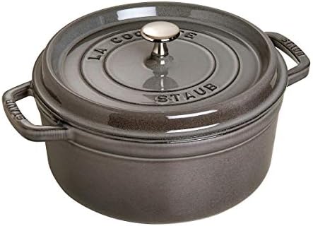 Staub Cast Iron Round 5.5Qt. Grey - Made in France