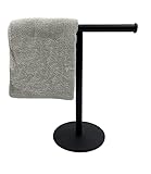 Hand Towel Stand Holder Rack Dual Washcloth Display for Bathroom Kitchen or Countertop Modern...