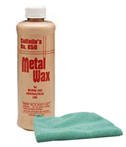 Collinite 850 Metal Wax (1 Pint) Bundle con Paño Microfibra