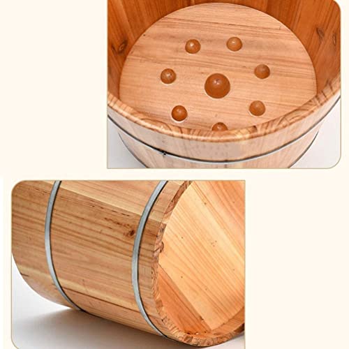 Cubo de sauna de madera Katzowen para pies, spa para pies y piernas en casa, baño pedicura relajante para adultos miniatura 4