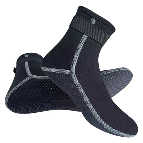 ZnttUu Calcetines de buceo para hombres y mujeres Buceo Snorkel Natación Surf Kayak Traje de neopreno térmico antideslizante 3 mm Calcetines de agua térmicos de neopreno