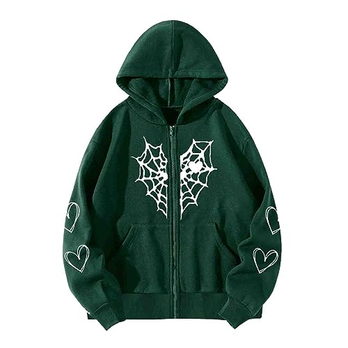 Sudaderas con capucha para hombre y mujer, sudadera con capucha Y2K de gran tamaño, con cremallera, sudadera con capucha para hombre, sudadera con capucha para hombre, sudadera con capucha con