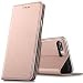 Produktbild Verco Handyhülle für iPhone 8 Plus, Premium Handy Flip Cover für Apple iPhone 7/8 Plus Hülle [integr. Magnet] Book Case PU Leder Tasche (5,5 Zoll), Rosegold