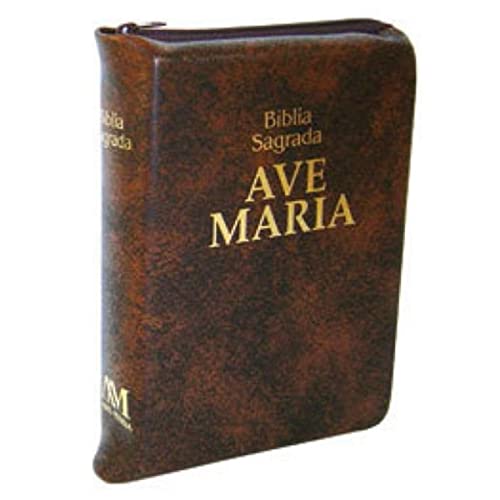 Livro Bíblia Ave Maria de Bolso com Zípper