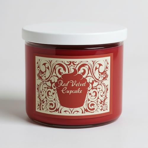 Red Velvet Cupcake Candle ~ All Natural Premium Soy Wax