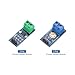 MECCANIXITY 2pcs ACS712 Hall Effect Current Sensor 30A Range + 2pcs Voltage Sensor Module DC0-25V for Current Voltage Detection