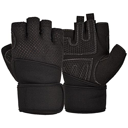 Breatha A6i4 Gants de fitness pour homme avec haltères et protection antidérapante Cover