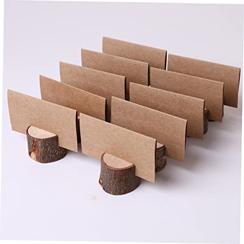 BESTOYARD 25 Unidades pasta de notas bar de coquetel porta canudo suporte para clipe de foto decoraç