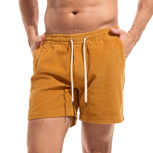 Short en velours côtelé pour homme idéal pour vos sorties décontractées en ville