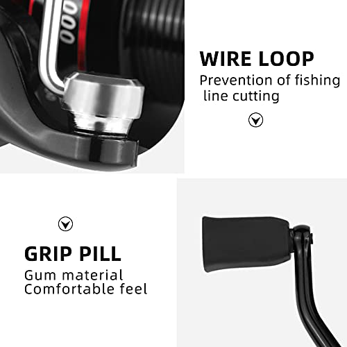 Spinnen Angelrolle,Angelrolle,Angeln Spinnrollen,Karpfen Angelrolle,Carbon Fiber Drag Freilaufrolle Karpfenrolle,Anti… – Bild 3