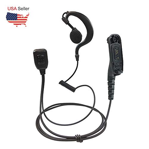 G-Shape Earpiece with PTT for Motorola Radio MOTOTRBO XPR6550 XPR 7350 7550e 7580e