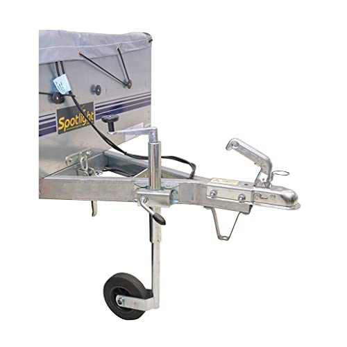 OROK Turbocar T-645044 Anhänger Jockey auf Rädern mit Kette, Durchmesser 34 mm, Mehrfarbig