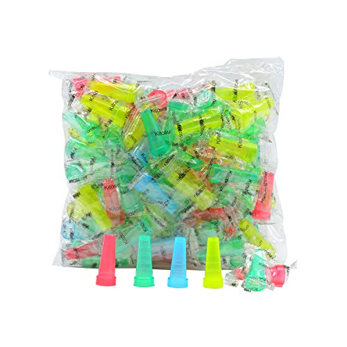 Hookah Tips Disposable Hookah Mouth Tips Practical Hookah Accessories Individually Wrapped Narguile Hookah Shisha Tips Multicolor Hygienic Female/Male Mouth Tips(Pack of 100)