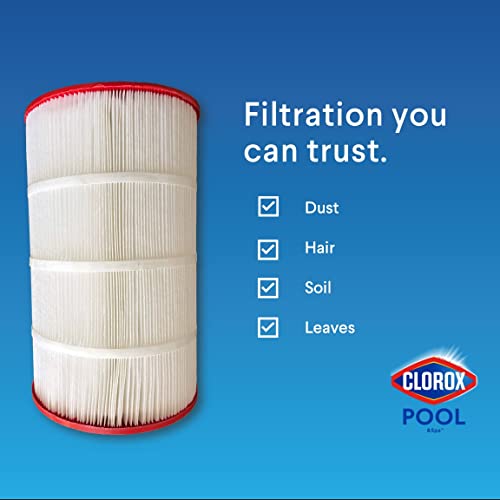 Clorox Silver Edition Advanced Pool Filter | Replacement For Waterway Clearwater Ii, Proclean 150, Unicel C-8414, Pleatco Pa150S, Filbur Fc-0822, And More | 150 Sq Ft Pleated Filter Media #TOP5