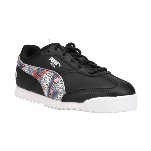 PUMA Kids Boys BMW M Motorsport Roma Via Lace Up Sneakers Shoes Casual - Black - Size 2.5 M2