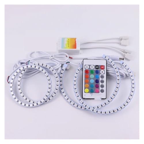Kit halo para faros con control remoto RF y ojos de ángel LED RGB