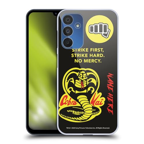 Coque Galaxy A15 Cobra Kai personnalisée nom logo Strike protection