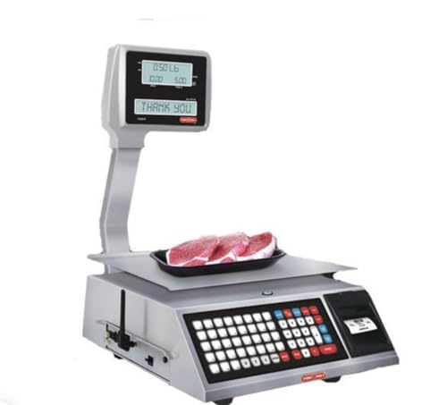 MNM Scales Torrey NTEP Price Computing Thermal Label Printing Scale 40LB W-Label-40L with 1 Case Free Safe Handling Label