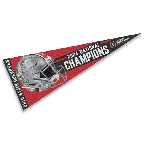 WinCraft Ohio State Buckeyes Pennant 2024 National Champions Banner