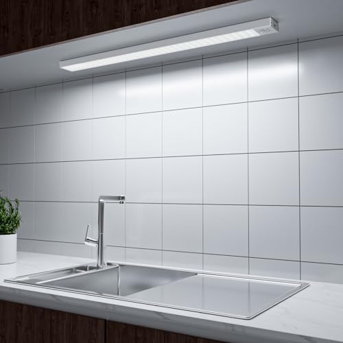 Ylatoial Luce Armadio LED, Armadio Led con Sensore di Movimento, USB Ricaricabile Magnetica Lampada, Dimmerabile Luce Led Sottopensile per Cucina Scale Corridoio Bagno Garage