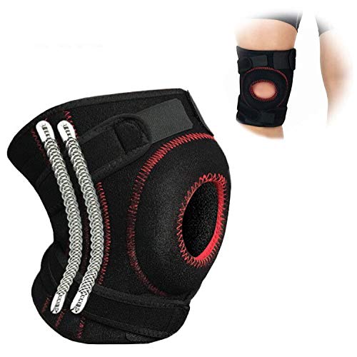 Rodillera Deportiva, Rodillera Menisco Ligamento Deportiva Ajustable, Apoyo para Dolor de Artritis, Correr, Voleibol, Béisbol, Baloncesto, Entrenamiento Mujeres y Hombres