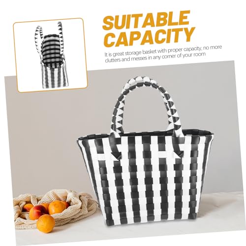 SHOWERORO Cestas De Armazenamento Bolsas Cesto Cesta De Compras Alça Cestas Cesta De Armazenamento D