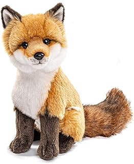 Uni-Toys - Rotfuchs Classic - 27 cm (height) - Fox, Forest Animal - Soft Toy, Cuddly Toy, Brown, White, HW-79025