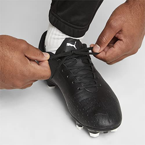 Image of PUMA Men's Ultra Play Firm, Artificial Ground Soccer Cleats, Black White, 9.5