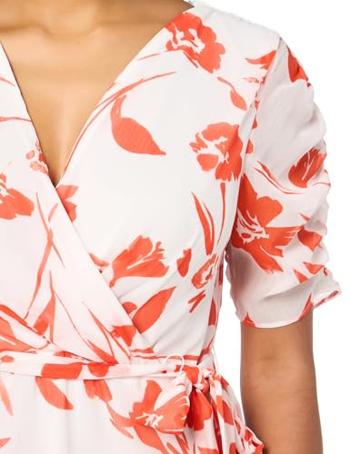 Image of DKNY Women's Sleeveless Side Drape Midi Dress