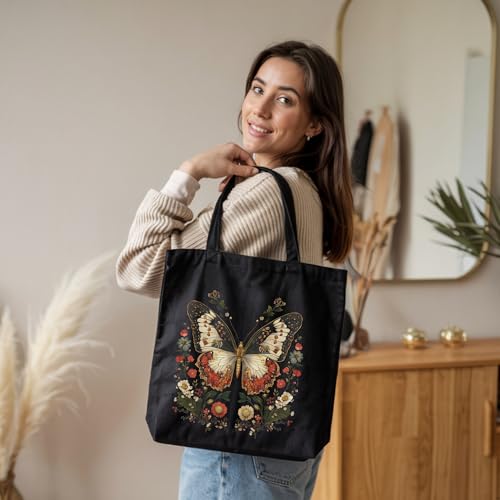 Image of Kaigan Premium Tote Bag Printed Designed Canvas Tote Bags For Women, Ecofriendly Cotton Canvas Bag for Girls Tote bag For Shopping, College, Travel, Handbag For Unisex