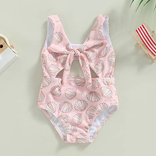 Toddler Baby Girls Swimwear Infant One Piece Swimsuit Bikini Sleeveless Hollow Bathing Suit Summer Beach Wear Outfit2