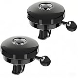 Bike Bells Fully Metal 2 Pack Cycling Horns, Loud Ringing Sound, Easy Installation, Bicycle Accessories