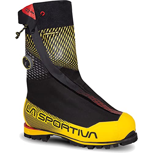 LA SPORTIVA 21U999100 Unisex-Erwachsene Bergschuhe, Black/Yellow, 41 EU