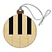 Piano Keys Keyboard Pianist Music Wood Christmas Tree Holiday Ornament