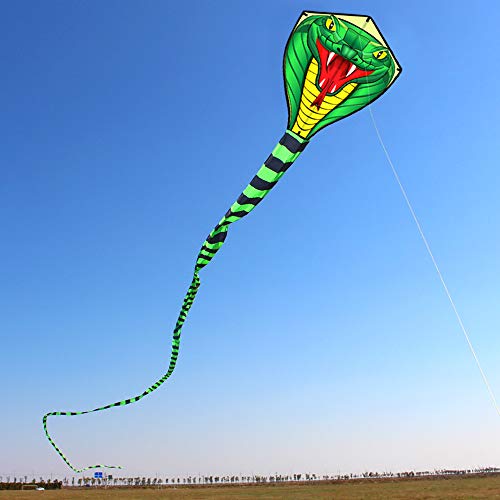 Hengda Kite For Kids 26.2Ft Large Power Cobra Snake Kites With Flying Line Outdoor Fun Sports Kite #TOP1