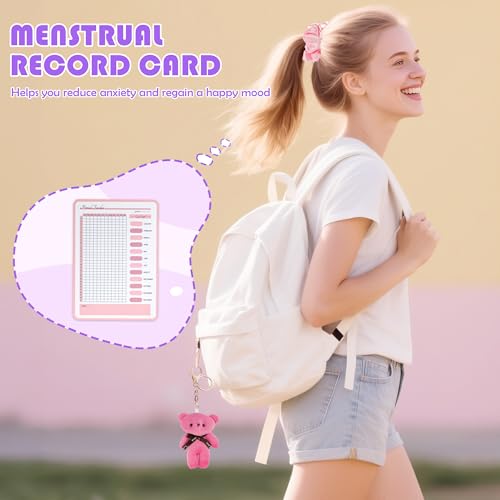 Image of Likesing First Period Kit for Girls, 5.3 inch Tampon Holder for Purse, Menstrual Starter Tampon Bag Pad Pouch, Emergency Sanitary Napkin Storage Bag Teen Period Kit Gifts for Tweens