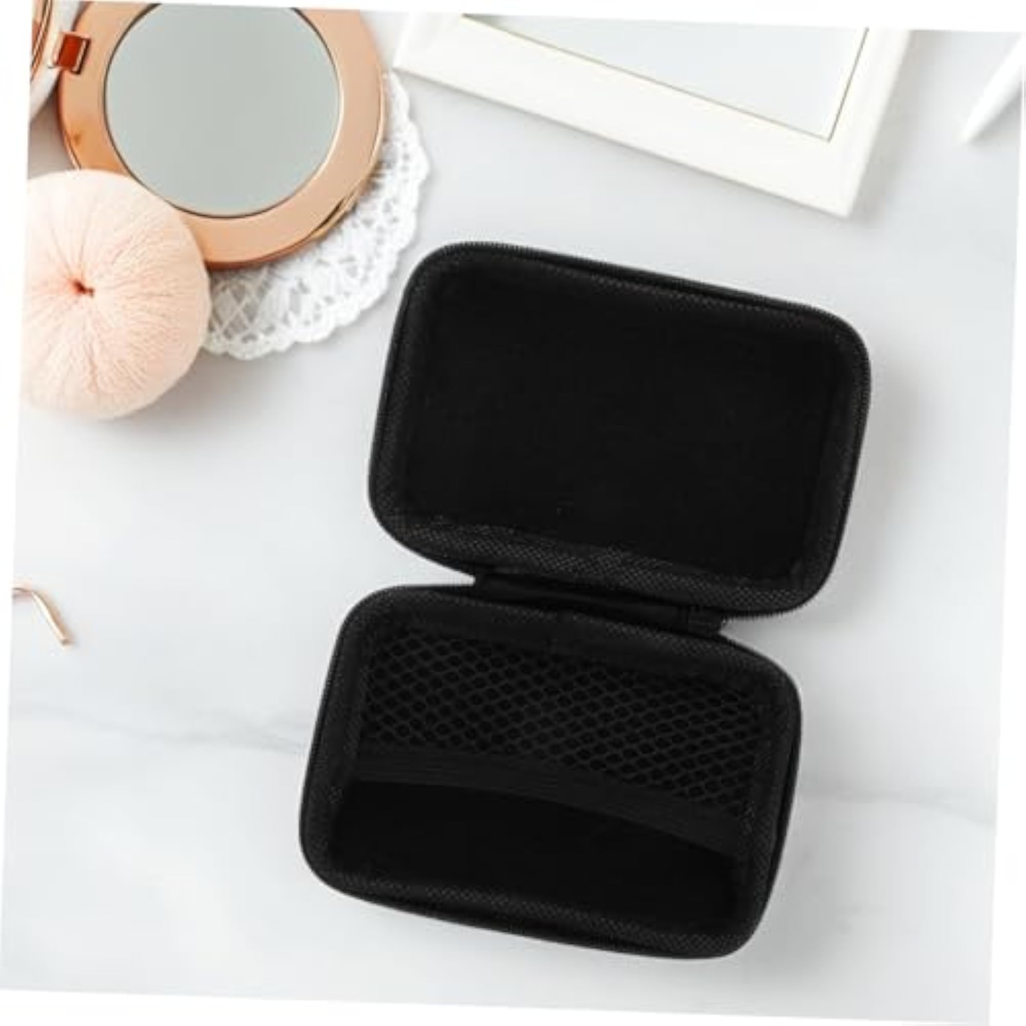 3pcs Portable Eyelash Case and Nail Art Organizer