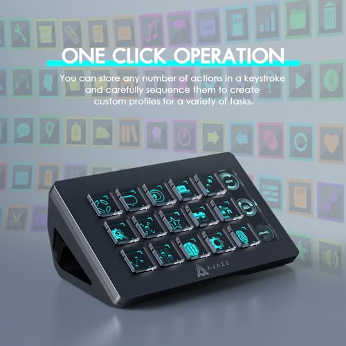 AKP153 Studio Deck, controlador de transmissão, ações de gatilho em aplicativos e software como YouT