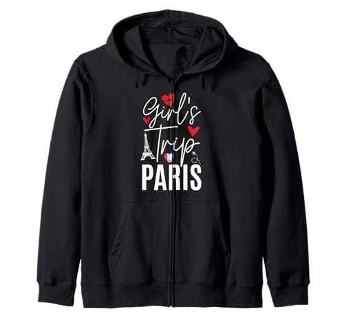 Paris Girls Trip 2026 France Summer Vacation Ladies Weekend Sudadera con Capucha