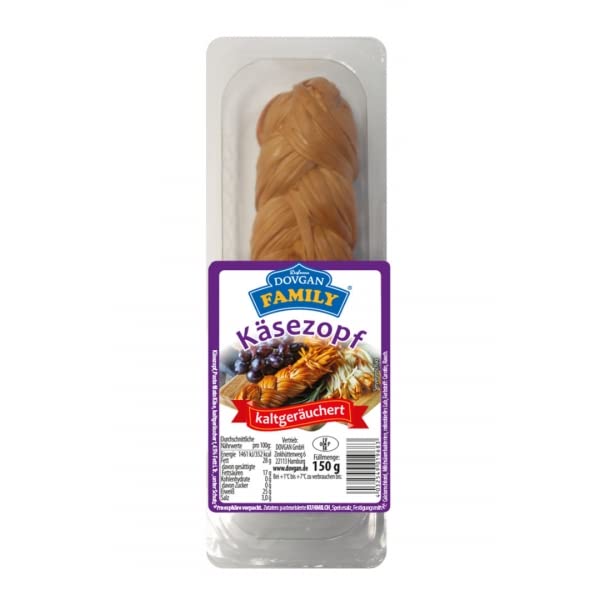 DOVGAN Family Käsezopf, Pasta filata Käse kaltgeräuchert 150g