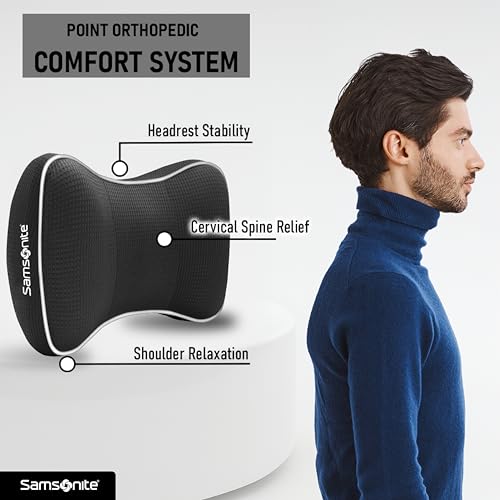 Image of Samsonite SA6302 Extra Soft Car Pillow /Black Neck Support